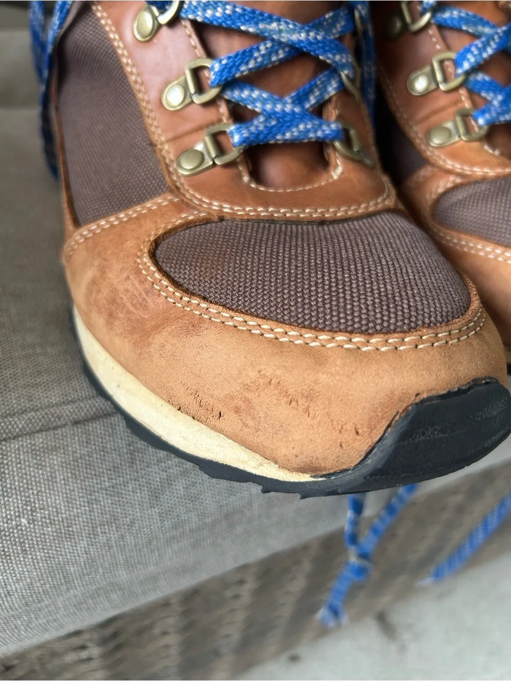 L.L. Bean Brown and Blue Men's Chukka Boots waterproof
